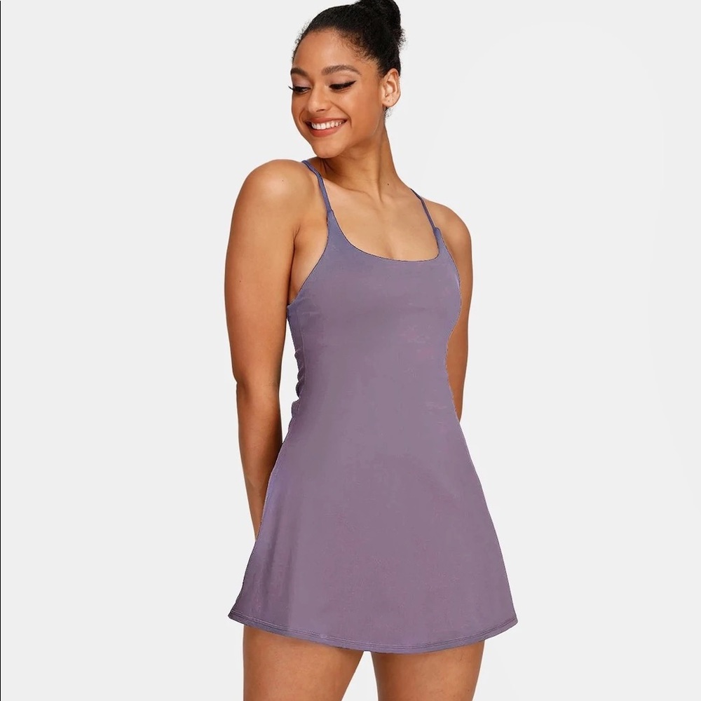 Halara Everyday Cloudful® 2-in-1 Flare Activity Dress-Wannabe